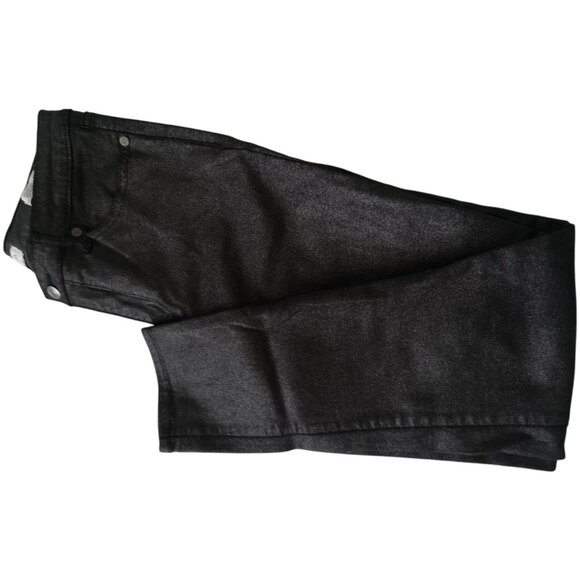 Black Silver Sofia Vergara Jeans Skinny Ankle Cheville Ultra Mince Denim Pants - Picture 4 of 8